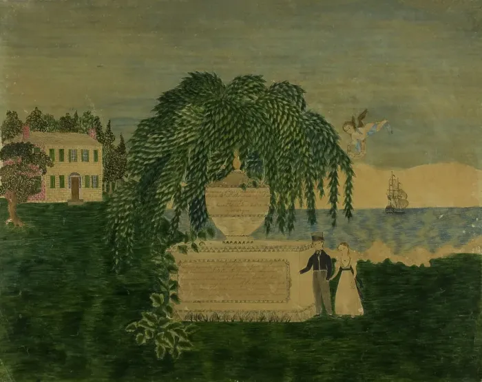 Framed Print : Grave of Captain and Mrs. Rich, n.d. Creator: Unknown Framed Print : Grave of Captain and Mrs. Rich, n.d. Creator: Unknown