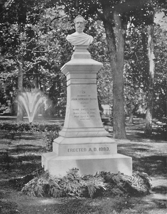 Framed Print : Grave of J. Howard Payne, Georgetown, D. C. c1897. Creator: Unknown Framed Print : Grave of J. Howard Payne, Georgetown, D. C. c1897. Creator: Unknown