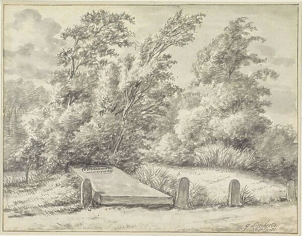 Grave of Johannes Jelgerhuis Rienksz. 1841. Creator: Gerrit Lamberts
