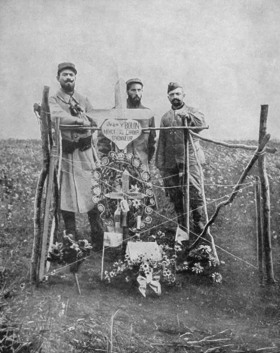 Framed Print : The grave of Sergeant Jean Bouin, French soldier, France, World War I, 1915 Framed Print : The grave of Sergeant Jean Bouin, French soldier, France, World War I, 1915