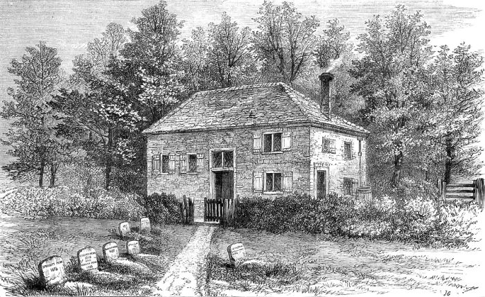 Framed Print : The grave of William Penn at Jordans, Buckinghamshire, 1881. Creator: Unknown Framed Print : The grave of William Penn at Jordans, Buckinghamshire, 1881. Creator: Unknown