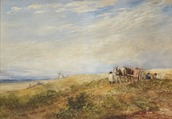 Framed Print : Gravel Pits, c1820s. Creator: David Cox the Elder Framed Print : Gravel Pits, c1820s. Creator: David Cox the Elder
