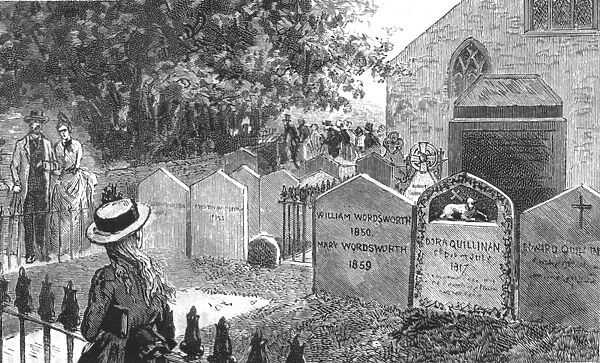 The Graves of the Wordsworth family, Grasmere, 1888. Creator: Unknown