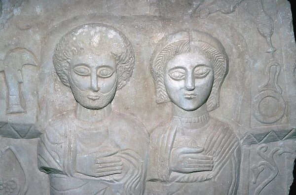 Detail of a gravestone from Asia Minor, 1st century