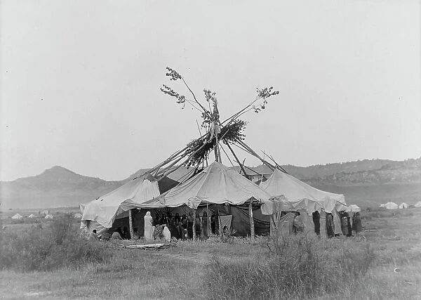 Gray Dawn-Cheyenne, c1910. Creator: Edward Sheriff Curtis