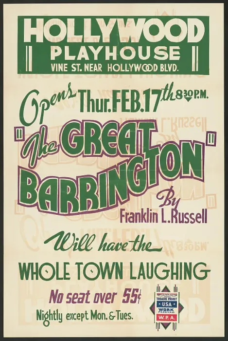 Framed Print : The Great Barrington, Los Angeles, 1938. Creator: Unknown Framed Print : The Great Barrington, Los Angeles, 1938. Creator: Unknown
