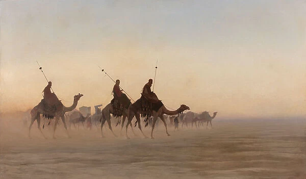 Great caravan of Mecca. Creator: Frere, Charles-Theodore (1814-1888)