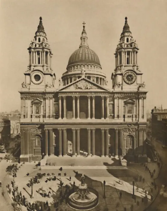 Framed Print : The Great Church Built By Wren On The Site of Old St