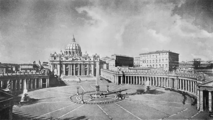 Framed Print : A Great Church of the Renaissance: St. Peters, Rome... c1930. Creator: Anderson Framed Print : A Great Church of the Renaissance: St. Peters, Rome... c1930. Creator: Anderson
