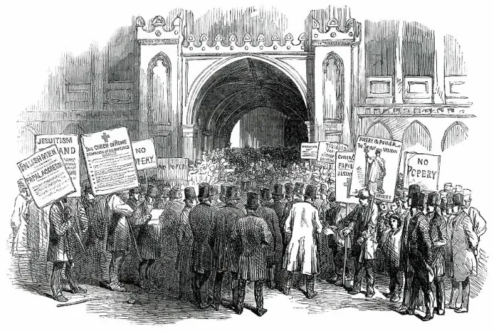 Framed Print : The Great City Meeting at Guildhall - (Exterior), 1850. Creator: Unknown Framed Print : The Great City Meeting at Guildhall - (Exterior), 1850. Creator: Unknown