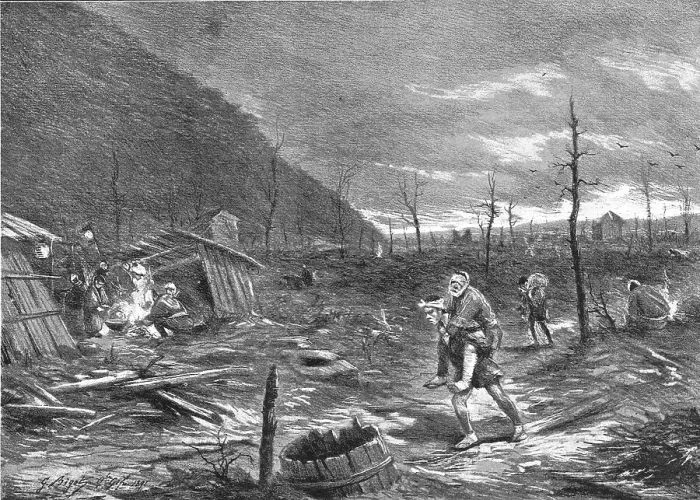 Framed Print : The Great Earthquake in Japan; The Scene of the Disaster, the Town of Gifu, 1891. Creator: G Bigot Framed Print : The Great Earthquake in Japan; The Scene of the Disaster, the Town of Gifu, 1891. Creator: G Bigot