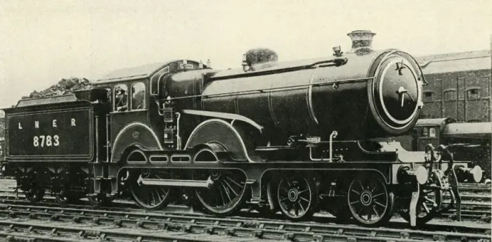 Framed Print : Great Eastern Type 4-4-0 in Special Livery for Royal Trains, c1930. Creator: Unknown Framed Print : Great Eastern Type 4-4-0 in Special Livery for Royal Trains, c1930. Creator: Unknown