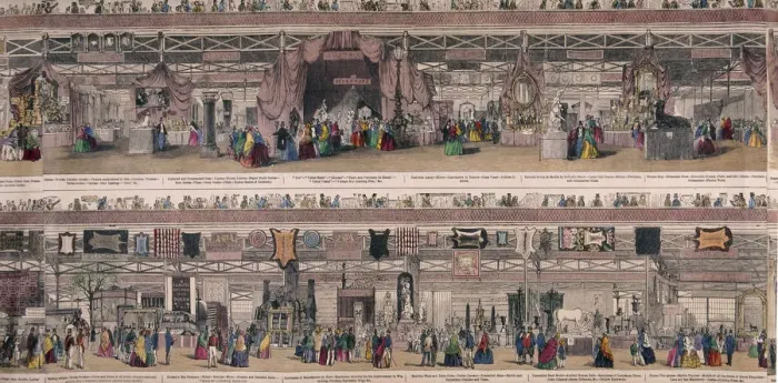 Framed Print : Great Exhibition, Crystal Palace, Hyde Park, London, 1851 Framed Print : Great Exhibition, Crystal Palace, Hyde Park, London, 1851