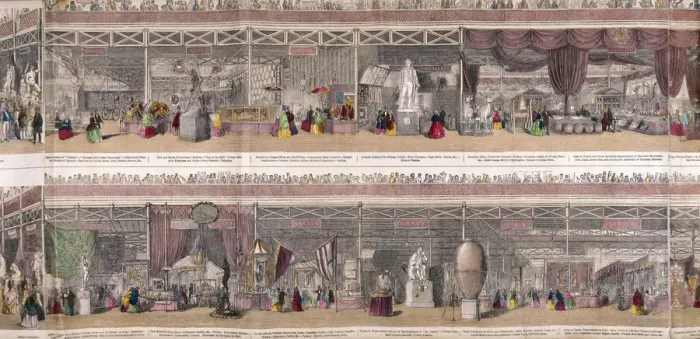 Framed Print : Great Exhibition, Crystal Palace, Hyde Park, London, 1851 Framed Print : Great Exhibition, Crystal Palace, Hyde Park, London, 1851