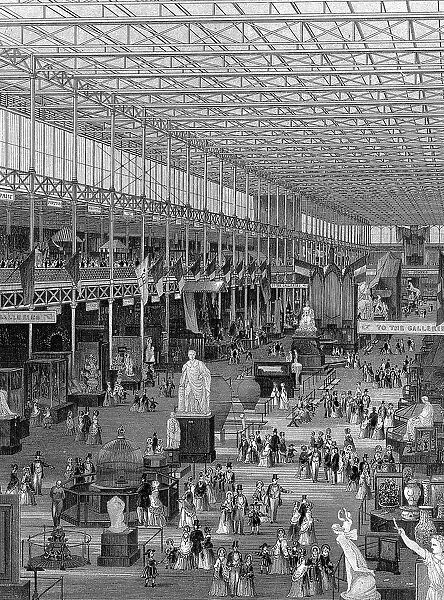 Great Exhibition in the Crystal Palace, Hyde Park, London, 1851