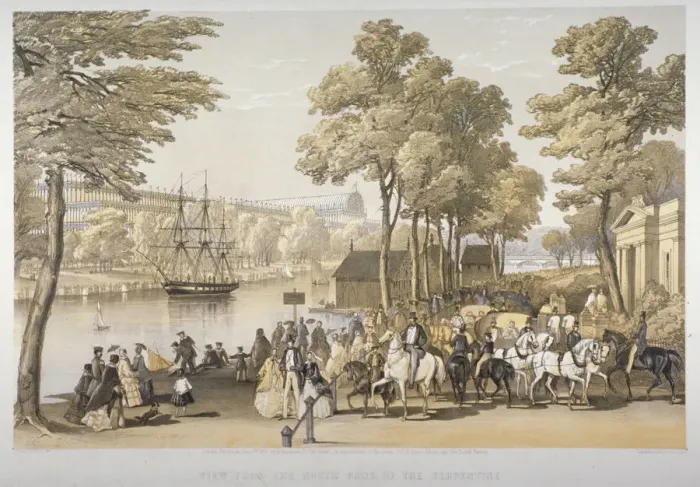 Framed Print : The Great Exhibition, Hyde Park, Westminster, London, 1851 Framed Print : The Great Exhibition, Hyde Park, Westminster, London, 1851