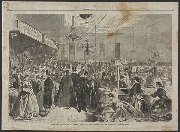 Great Fair Given at the City Assembly Rooms, New York, December, 1861... 1861. Creator