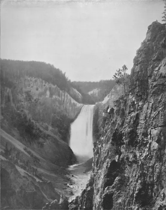 Framed Print : The Great Falls of the Yellowstone, 19th century Framed Print : The Great Falls of the Yellowstone, 19th century