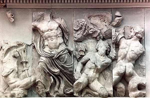 Detail from the Great Frieze of the Pergamon Altar, 180-159 BC