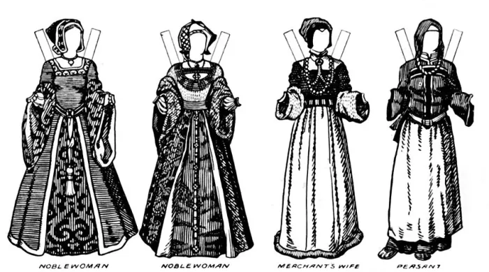 Framed Print : The Great Gallery of British Costume: Dress Worn in Henry The Eighths Time, c1934 Framed Print : The Great Gallery of British Costume: Dress Worn in Henry The Eighths Time, c1934