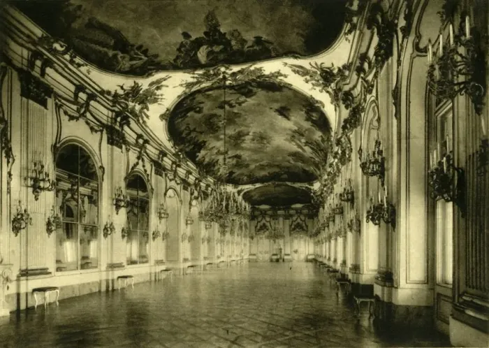 Framed Print : The Great Gallery, Schonbrunn Palace, Vienna, Austria, c1935. Creator: Unknown Framed Print : The Great Gallery, Schonbrunn Palace, Vienna, Austria, c1935. Creator: Unknown