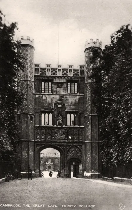 Framed Print : The Great Gate, Trinity College, Cambridge, early 20th century. Artist: Raphael Tuck & Sons Framed Print : The Great Gate, Trinity College, Cambridge, early 20th century. Artist: Raphael Tuck & Sons