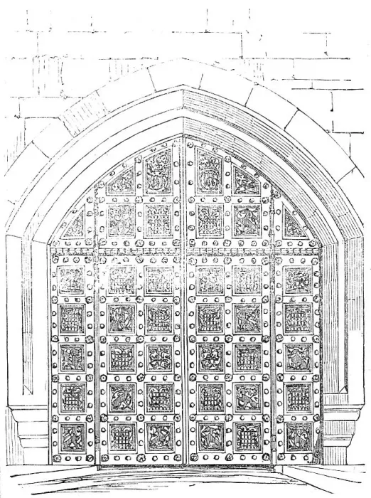 Framed Print : Great Gate, Victoria Tower, leading to the Royal Court, 1856. Creator: Unknown Framed Print : Great Gate, Victoria Tower, leading to the Royal Court, 1856. Creator: Unknown