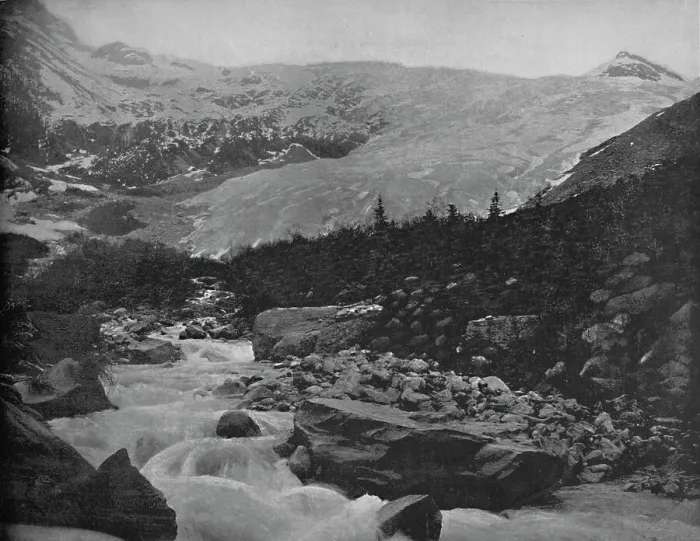 Framed Print : Great Glacier, Selkirk Mountains, Canada, c1897. Creator: Unknown Framed Print : Great Glacier, Selkirk Mountains, Canada, c1897. Creator: Unknown