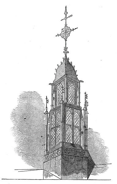 The Great Hall lantern of Lincolns Inn New Buildings, 1845. Creator: Unknown