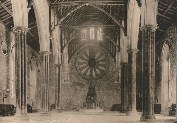 Framed Print : Great Hall of Winchester Castle, Hampshire, early 20th century(?) Framed Print : Great Hall of Winchester Castle, Hampshire, early 20th century(?)