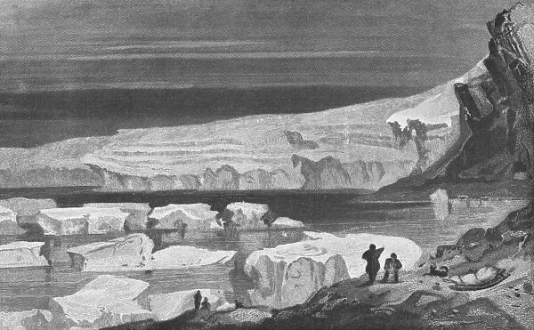 The Great Humboldt Glacier, Peabody Bay, 1855, (1928). Artist: Elisha Kent Kane