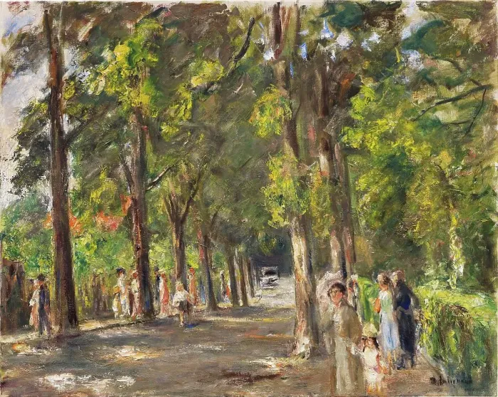 Framed Print : Great Lake Road at Wannsee, c. 1925. Creator: Liebermann, Max (1847-1935) Framed Print : Great Lake Road at Wannsee, c. 1925. Creator: Liebermann, Max (1847-1935)