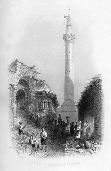 The Great Mosque at Antioch, Turkey, 1841. Artist: Henry Adlard