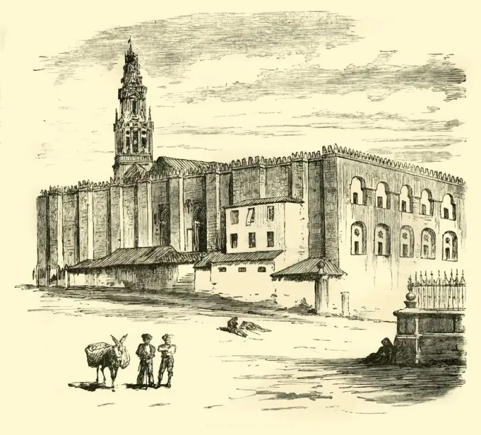 Framed Print : The Great Mosque, Cordova, 1890. Creator: Unknown Framed Print : The Great Mosque, Cordova, 1890. Creator: Unknown