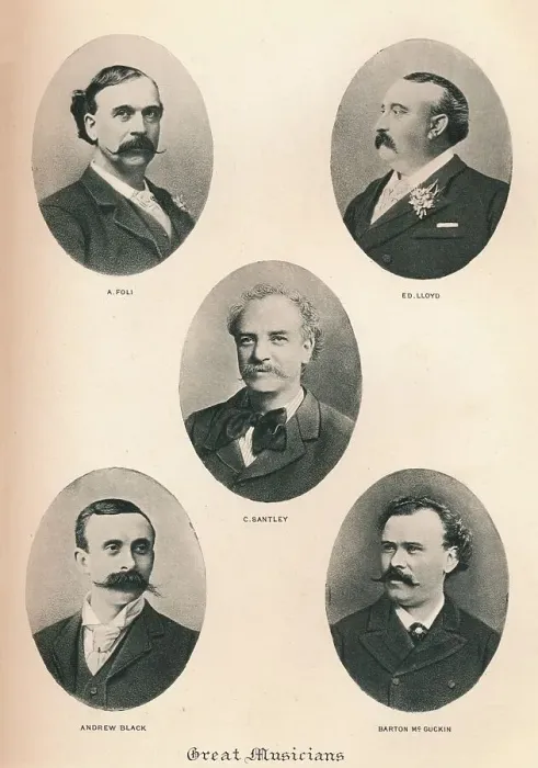 Framed Print : Great Musicians - Plate VI. 1895 Framed Print : Great Musicians - Plate VI. 1895