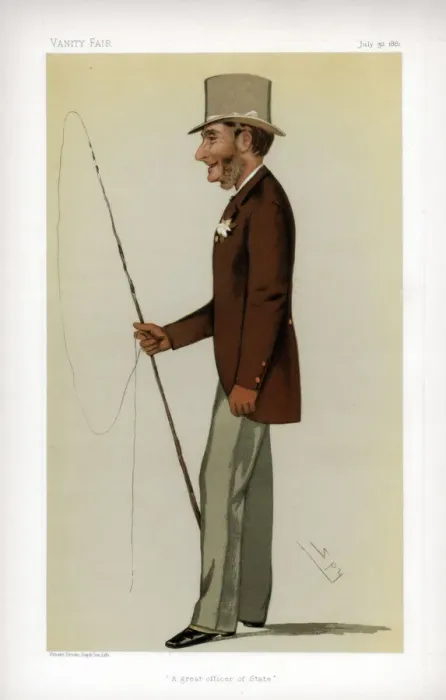 Framed Print : A Great Officer of State, 1881. Artist: Spy Framed Print : A Great Officer of State, 1881. Artist: Spy