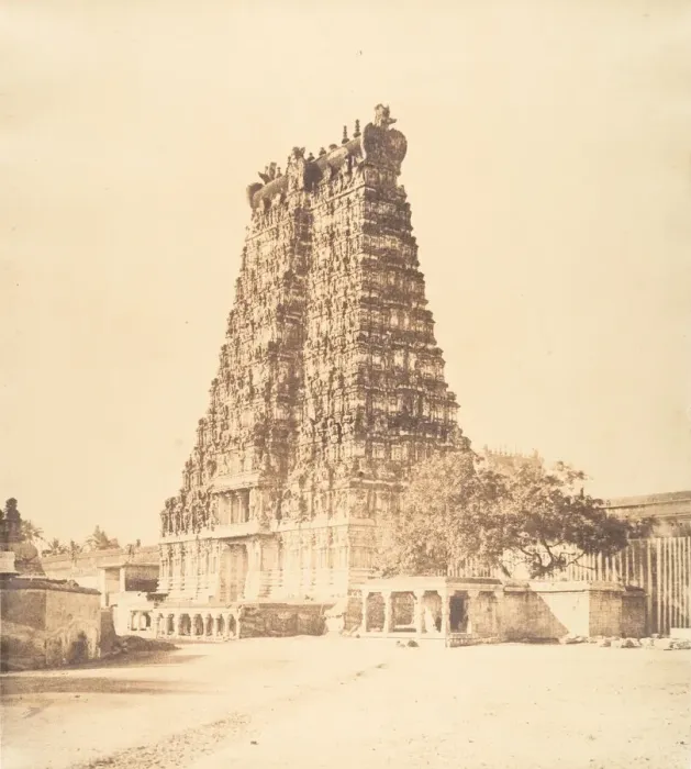 Framed Print : The Great Pagoda, January-March 1858. Creator: Captain Linnaeus Tripe Framed Print : The Great Pagoda, January-March 1858. Creator: Captain Linnaeus Tripe