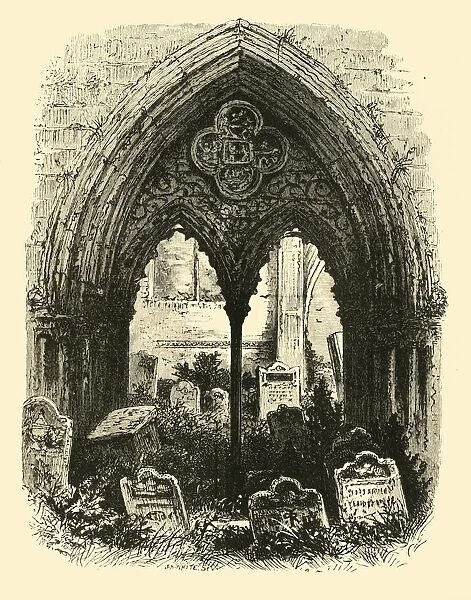 Great Portal, Crowland Abbey, 1890. Creator: Unknown