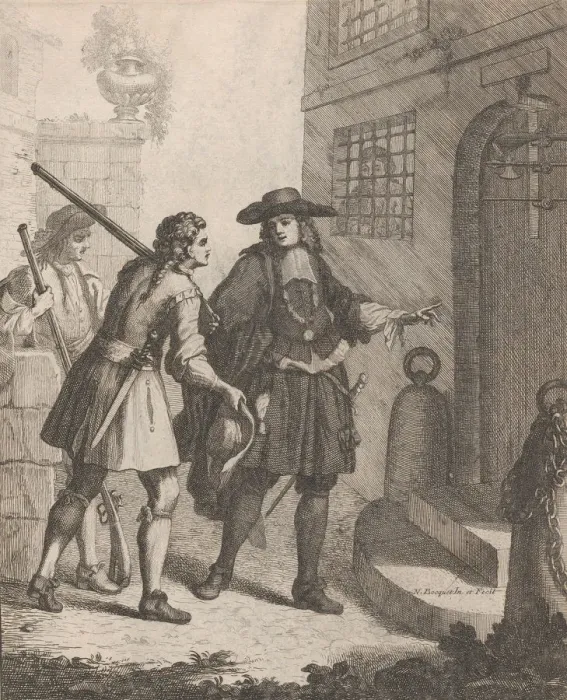 Framed Print : The Great Provost of Rome with his Archers, 1648-1700. 1648-1700 Framed Print : The Great Provost of Rome with his Archers, 1648-1700. 1648-1700