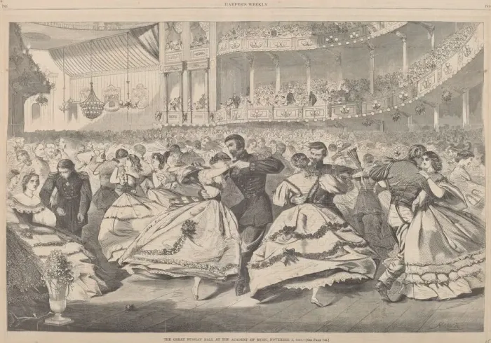 Framed Print : The Great Russian Ball at the Academy of Music, November 5, 1863, published 1863 Framed Print : The Great Russian Ball at the Academy of Music, November 5, 1863, published 1863