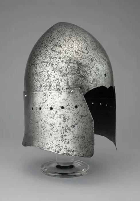 Framed Print : Great Sallet, Italy, late 14th / early 15th century. Creator: Unknown Framed Print : Great Sallet, Italy, late 14th / early 15th century. Creator: Unknown