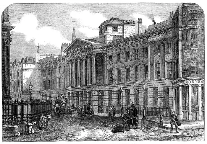 Framed Print : The Great Schools of England: St. Paul's School, east end of St. Paul's Churchyard, 1862. Creator: Unknown Framed Print : The Great Schools of England: St. Paul's School, east end of St. Paul's Churchyard, 1862. Creator: Unknown