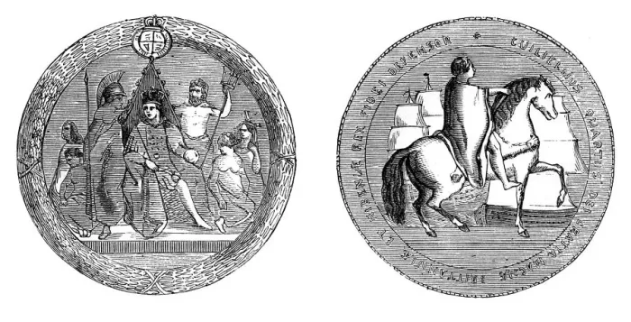 Framed Print : The Great Seal of King William IV, c1895 Framed Print : The Great Seal of King William IV, c1895
