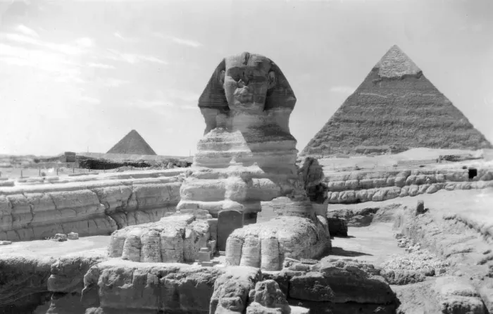 Framed Print : The Great Sphinx of Giza, Egypt, May 1949 Framed Print : The Great Sphinx of Giza, Egypt, May 1949