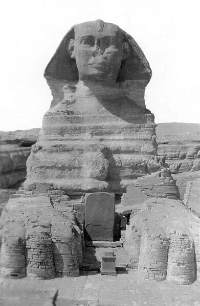 The Great Sphinx of Giza, Egypt, May 1949