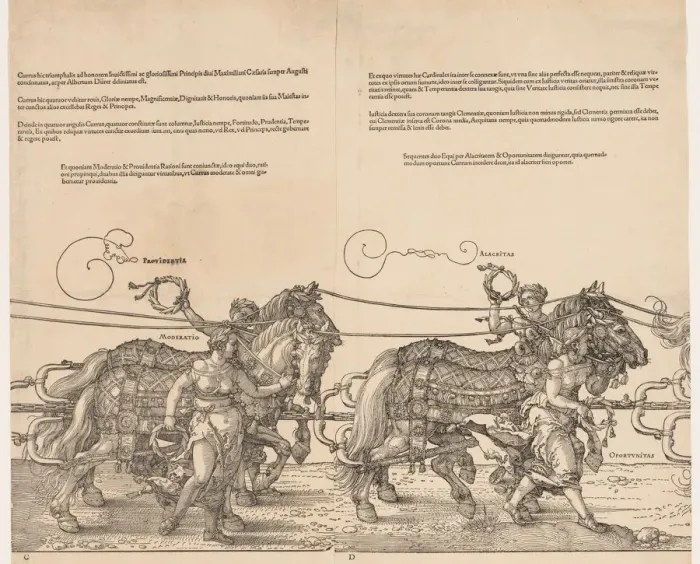 Framed Print : The Great Triumphal Car of Emperor Maximilian, 1523. Creator: Albrecht Dürer (German Framed Print : The Great Triumphal Car of Emperor Maximilian, 1523. Creator: Albrecht Dürer (German