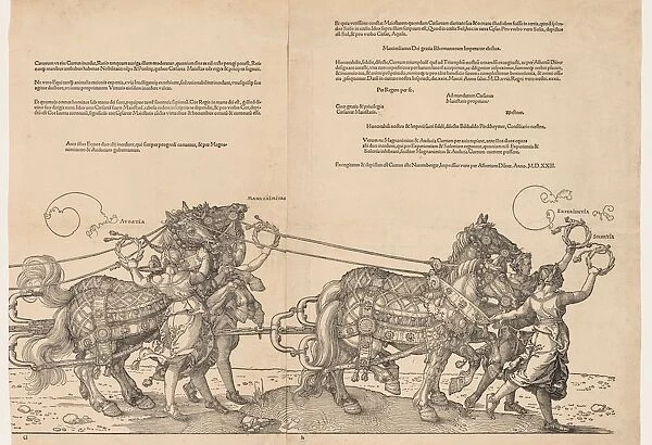 The Great Triumphal Car of Emperor Maximilian. Creator: Albrecht Dürer (German, 1471-1528)