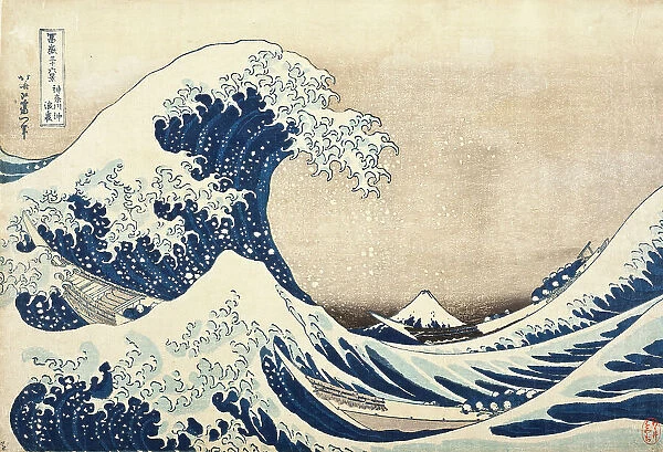 The Great Wave off Kanagawa, 1830-1831 . Creator: Hokusai