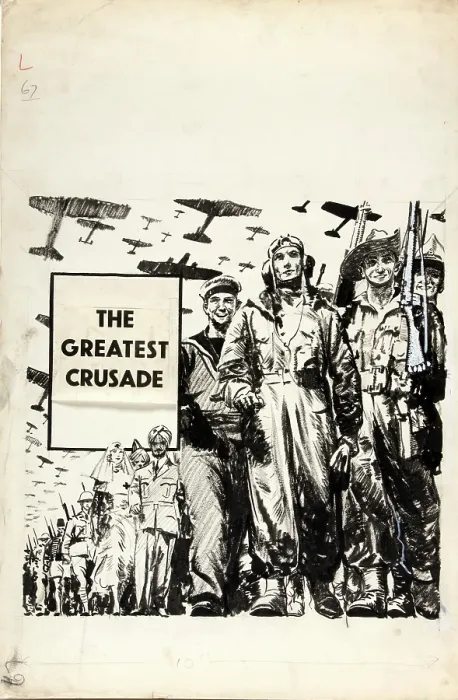 Framed Print : The Greatest Crusade, between 1939 and 1946. Creator: Central Office of Information Framed Print : The Greatest Crusade, between 1939 and 1946. Creator: Central Office of Information