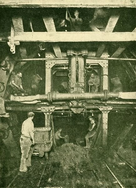 A Greathead Shield: Excavating a Tube Tunnel, 1930. Creator: Unknown